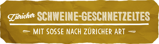 Schweine Geschnetzeltes nach Zricher Art